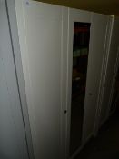 *Cream Double Door Wardrobe