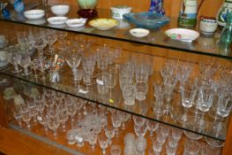 Quantity of Glassware Ranging from Liquors to Tumblers