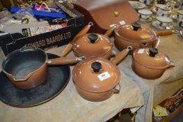 Set of Six Le Creuset Cast Iron Pans