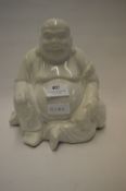 White Ceramic Buddha
