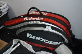 Babolat Tennis Racket Case with Five Tennis Rackets