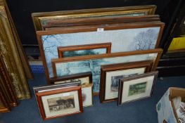 Quantity of Framed Jigsaws and Prints