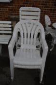 Reclining Garden Chair and Two Armchairs