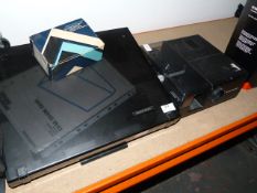 Silver Reed Typewriter and a 35mm Projector