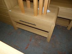 *Light Oak Occasional Table with Drawer