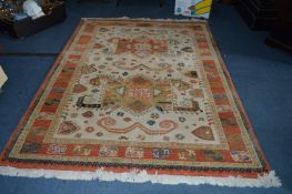 Brown Pattern Rug 6'4
