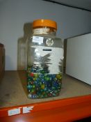 Sweet Jar Containing Marbles