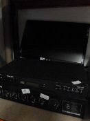 Pulse Compact Disk Player, Adastra Model: 952.969 Mixer Amplifier and a LED Screen