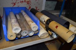 Assorted Rolls of Wallpaper