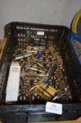 Box Containing Assorted Euro Cylinders with Keys