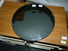 Circular Bevelled Edge Mirror