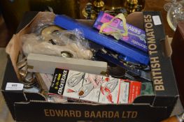 Box of Silver Plate and Stainless Steel Cutlery