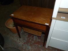 Teak Sewing Table