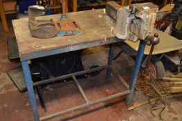 Engineers Bench fitted with Engineer' Quick Release Vice