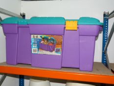 Zag Plastic Storage Box with Lid