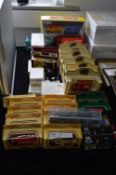 Collection of Boxed Diecast Vehicles Including Days Gone, Coca Cola, etc.