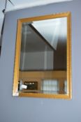 Gilt Framed Bevelled Edge Mirror