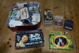 Collection of Various Boxed and Loose Trading Cards; Buffy, Vampire King, Lord of the Rings, etc.