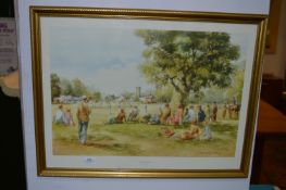 Gilt Framed Coloured Print 