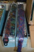 *Four Boxes of Silk Ties (Assorted Patterns)