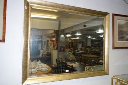 Large Gilt Framed Bevelled Edge Wall Mirror