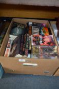 Box Containing Assorted Paperback and Hardback Books