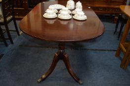 Mahogany Extending Dining Table on Twin Pedestal Base