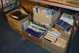 Seven Boxes of Books; Hardback Novels and Classic Fiction