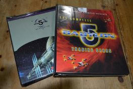 Two Albums of Collectors Trading Cards; Babylon 5