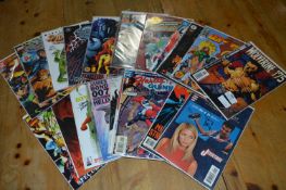 Collection of Twenty Action Comics, Marvel, DC and Dark Horse with Artists Signed Covers