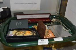 Tray Lot of Costume Jewellery; Earrings, Brooches and Bangles