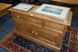 Small Pine Sideboard Unit