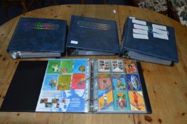 Four Albums of Assorted Collectors Trading Cards: Angel, Hitchhikers Guide, Prisoner, Twilight Zone,