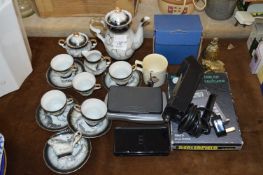 Oriental Tea Set with Dragon Decoration, Nintendo DS, Calculators, etc.