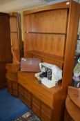 Nathan Teak Wall Unit and Corner Shelf Unit