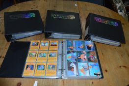 Four Albums of Various Collectors Trading Cards Including Disney