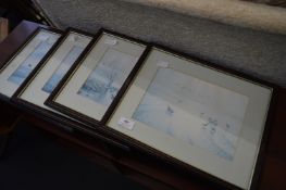 Set of Four Framed Prints 