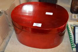 Red Lacquered Storage Box