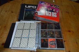 Three Albums of Collectors' Trading Cards; UFO, The Avengers and Six Million Dollar Man