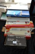 Nine Laser Toner Cartridges