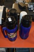 Three Thermos Flasks and One Other