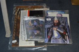 Collectors Trading Card Prints Including Lord of the Rings, Star Trek, Simpsons, etc.