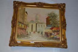 Gilt Framed Oil on Canvas 