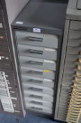 Myers Nine Drawer Metal Filing Cabinet