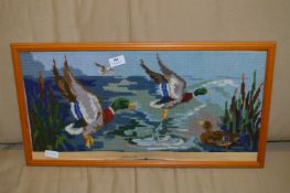 Framed Woolwork Picture 