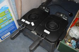 Bush FC043 Twin Pan Deep Fat Fryer