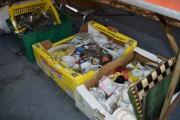 Decorative Wall Plates, Ornaments, Glassware, Cutlery, etc.