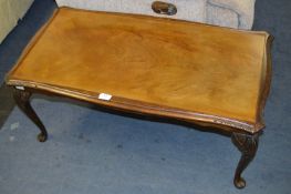 Oak Coffee Table on Cabriole Legs