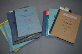 Collection of Rover Manuals including Rover 60, 75, 90 & 105