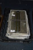 Quantity of Unframed Coloured Leaded Glass Window Panels